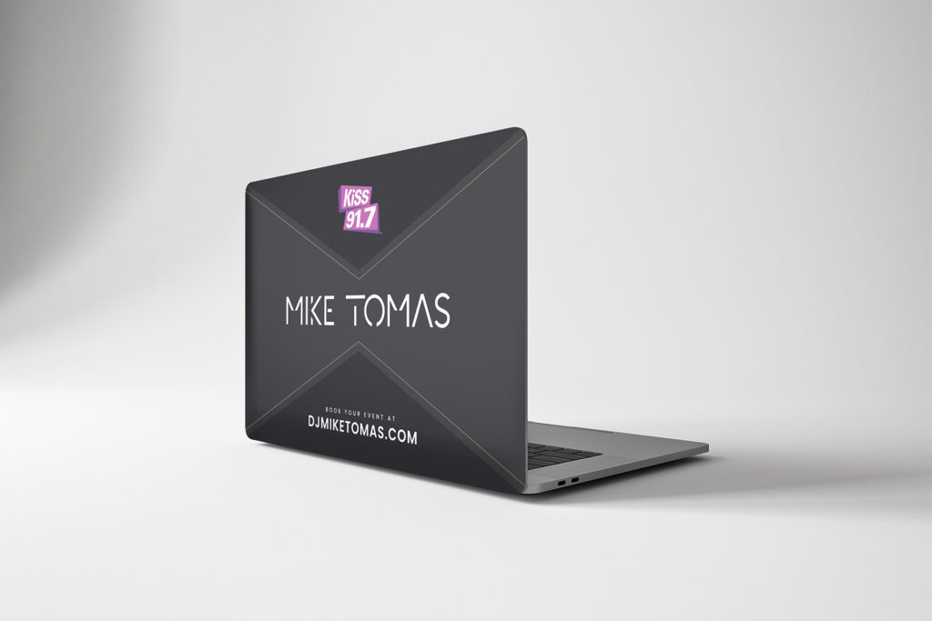 Mike Tomas Laptop Decal 2024