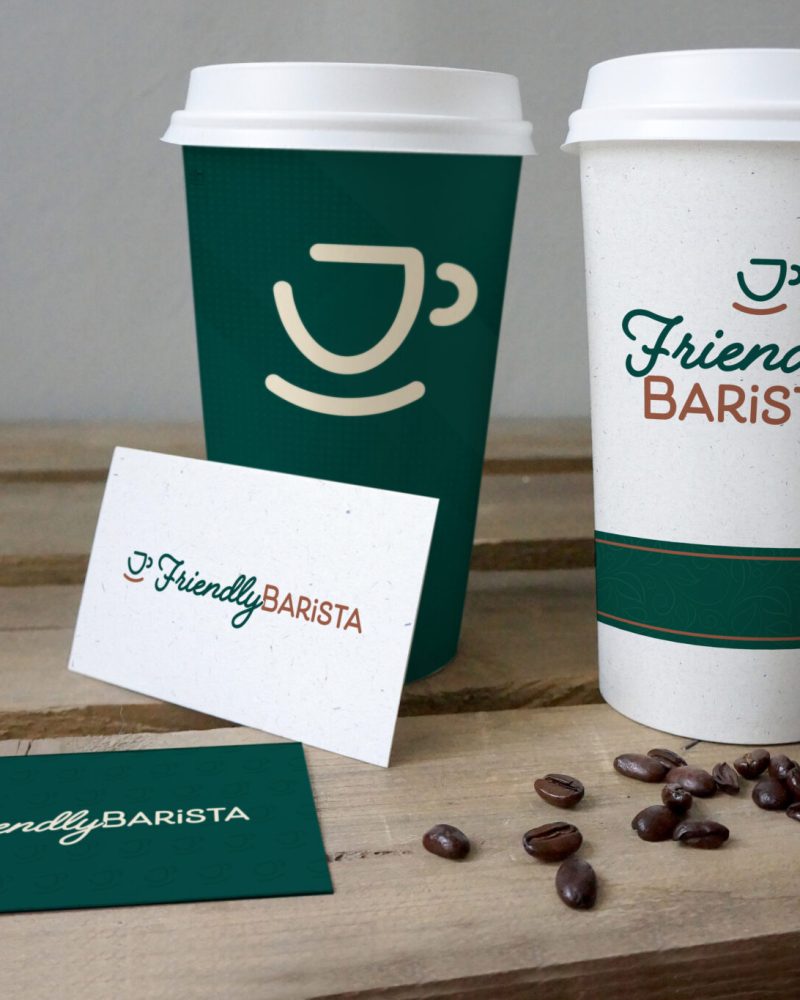 Coffee Business Card Mockup