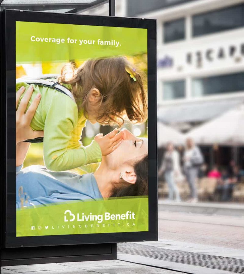 Living Benefit Bus Ad